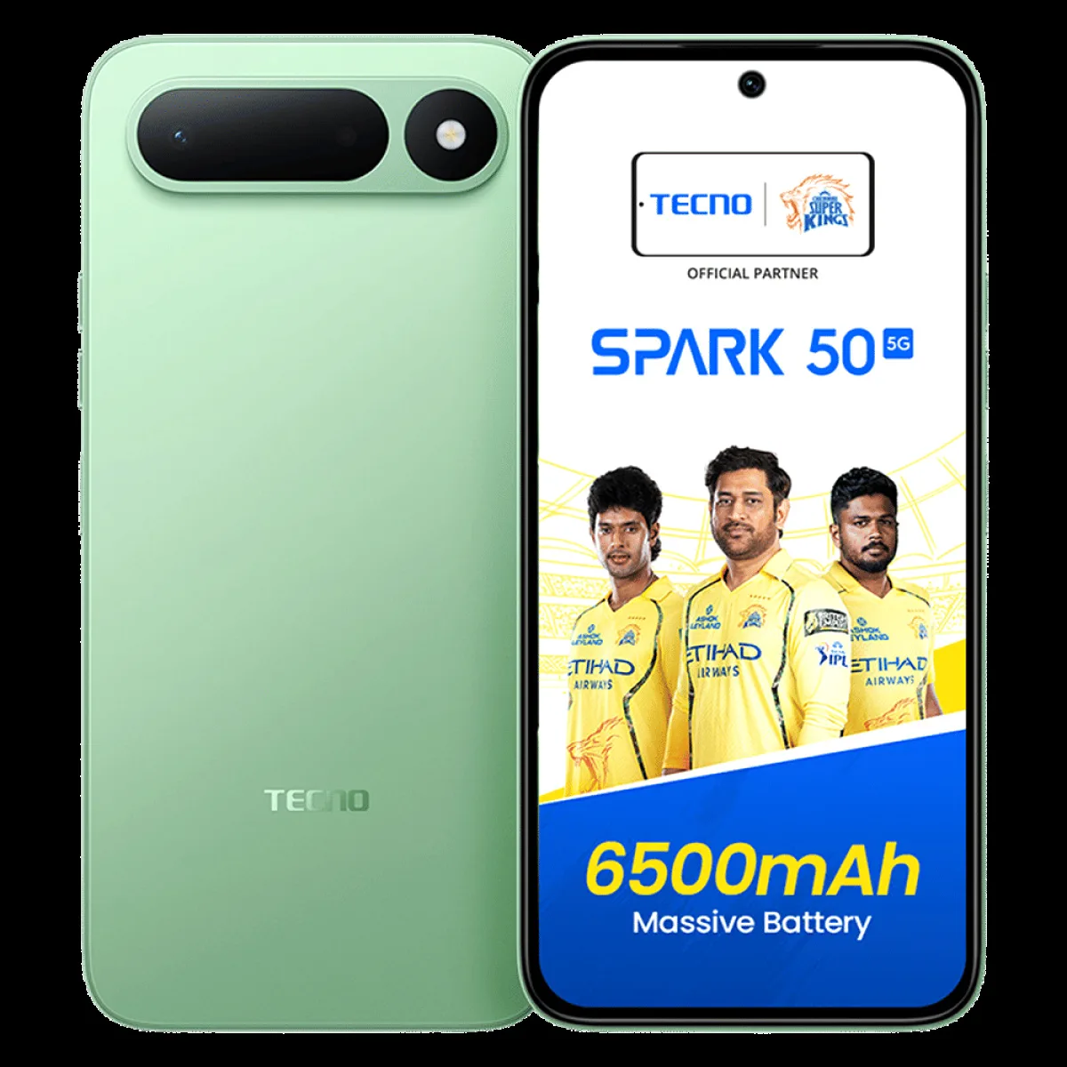 TECNO SPARK 50 5G (4GB RAM, 128GB, Mint Green)