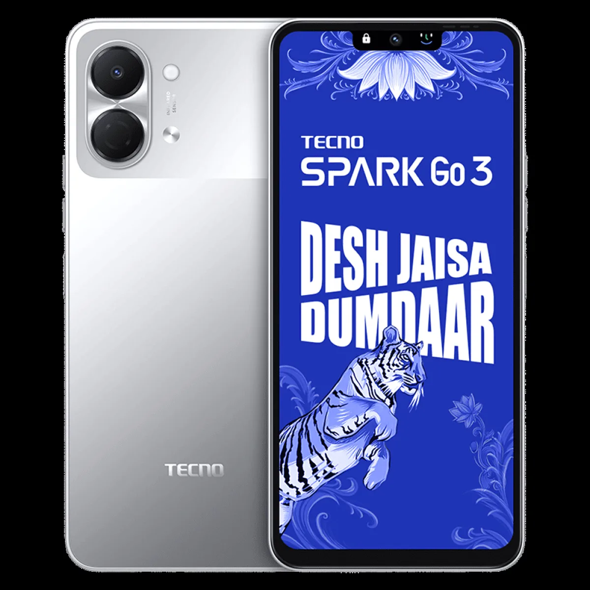 TECNO SPARK Go 3 (4GB RAM, 64GB, Titanium Grey)