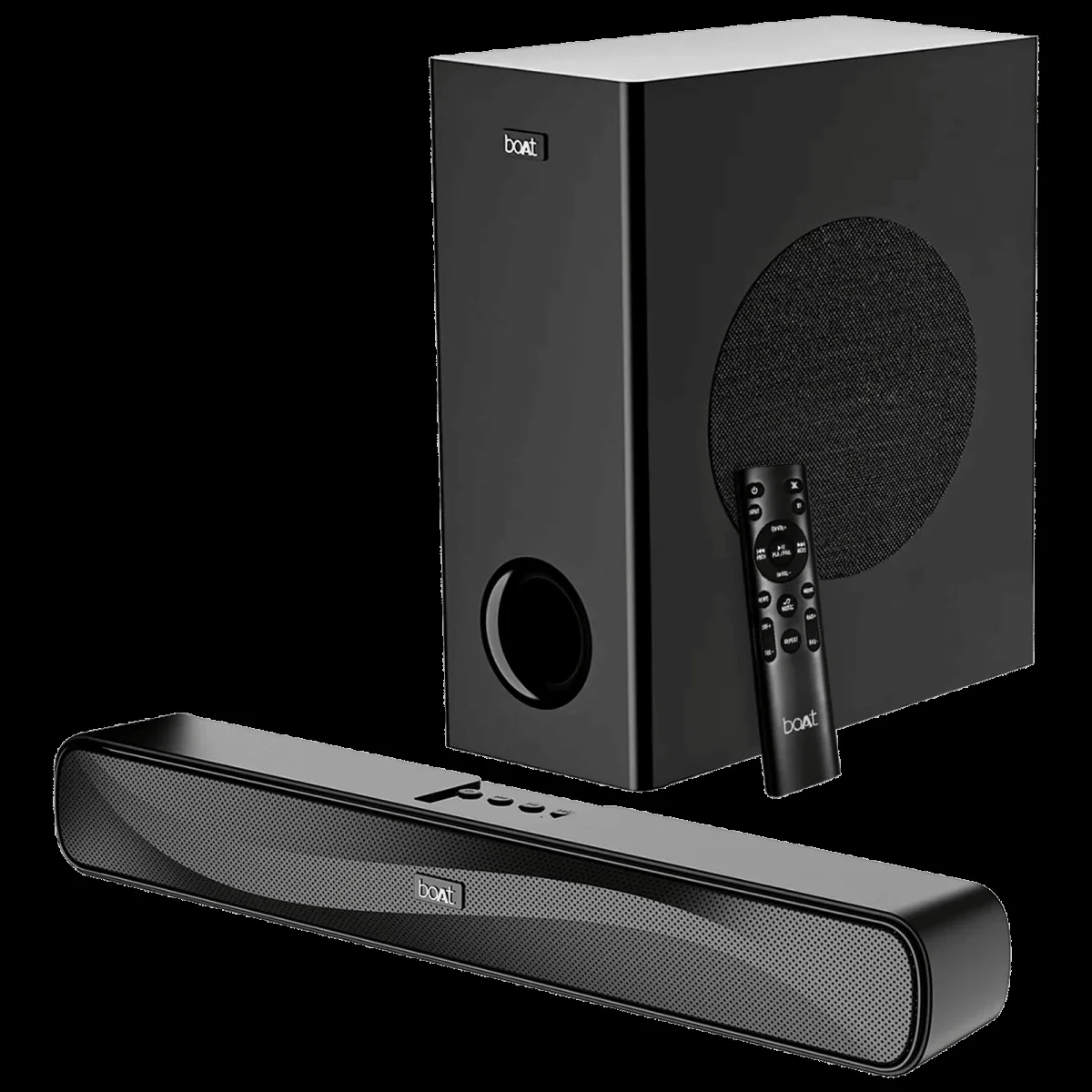 boAt Aavante Bar A1040 50W Bluetooth Soundbar with Remote (boAt Signature Sound, 2.1 Channel, Premium Black)