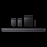 SAMSUNG Q-series 580W Bluetooth Soundbar with Remote (Wireless Dolby Atmos, 9.1.4 Channel, Titan Black)