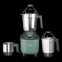 PHILIPS 800 Watt 3 Jars Mixer Grinder (MicroGrind Technology, Green)