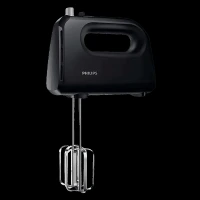Philips 300 Watt 5 Speed Hand Blender with 2 Attachments (Non-slip Grip, Black)