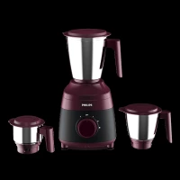 PHILIPS HL1000/00 500 Watt 3 Jars Mixer Grinder (22000 RPM, Opti-Grind Motor Technology, Red)