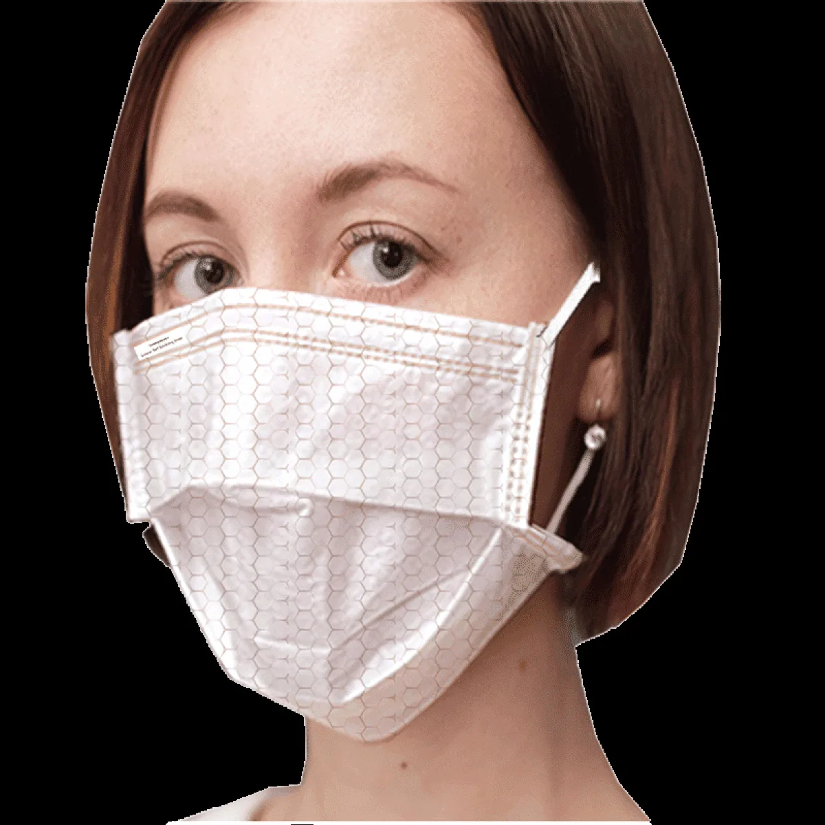 CorpSanitizers Copper Self Sanitizing Mask (CSSM3, White)