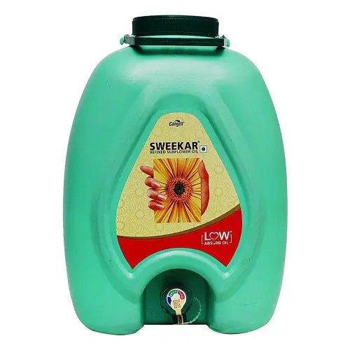 Sweekar Refined Sunflower Oil Jar - 15 Ltr