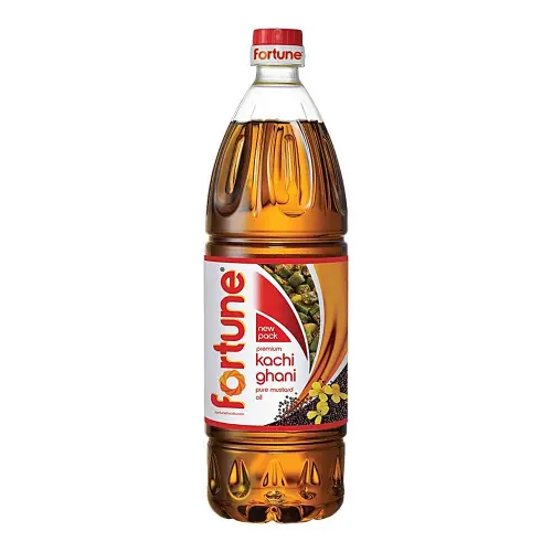 Fortune Kachi Ghani Mustard Oil Bottle