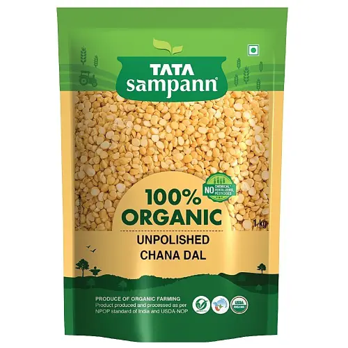 Tata Sampann Organic Unpolished Chana Dal