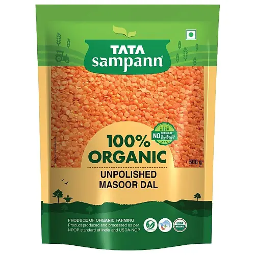 Tata Sampan Organic Unpolished Masoor Dal