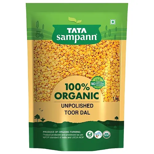 Tata Sampann Organic Unpolished Toor Dal