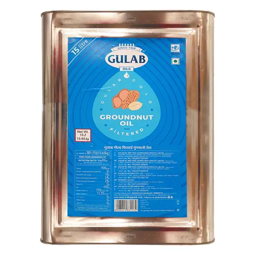 Gulab Groundnut Oil Tin