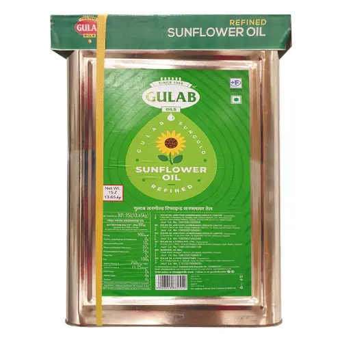 Gulab Sunflower Oil Tin