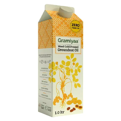 Gramiyaa Wood Cold Pressed Groundnut Oil
