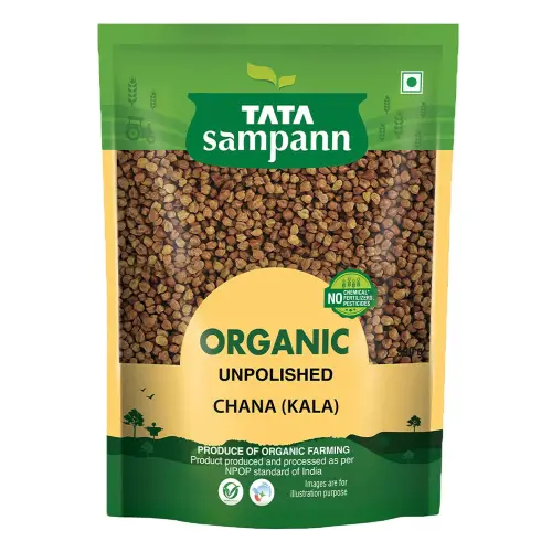 Tata Sampann Organic Unpolished (Kala) Chana