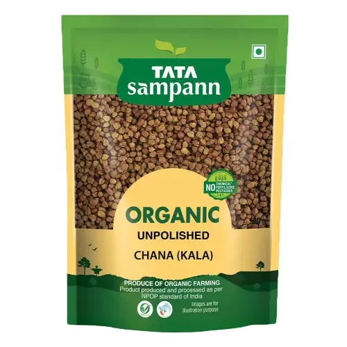 Tata Sampann Organic Unpolished (Kala) Chana