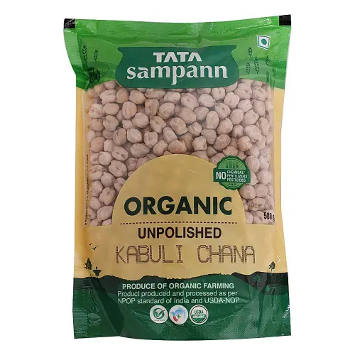 Tata Sampann Organic Unpolished Kabuli Chana