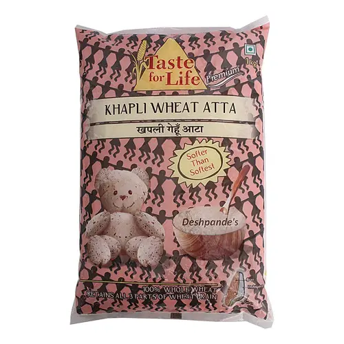 Taste For Life Premium Khapli Wheat Atta : 1 kg