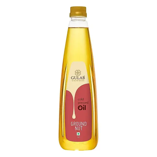 Gulab Cold Pressed Groundnut Oil Bottle