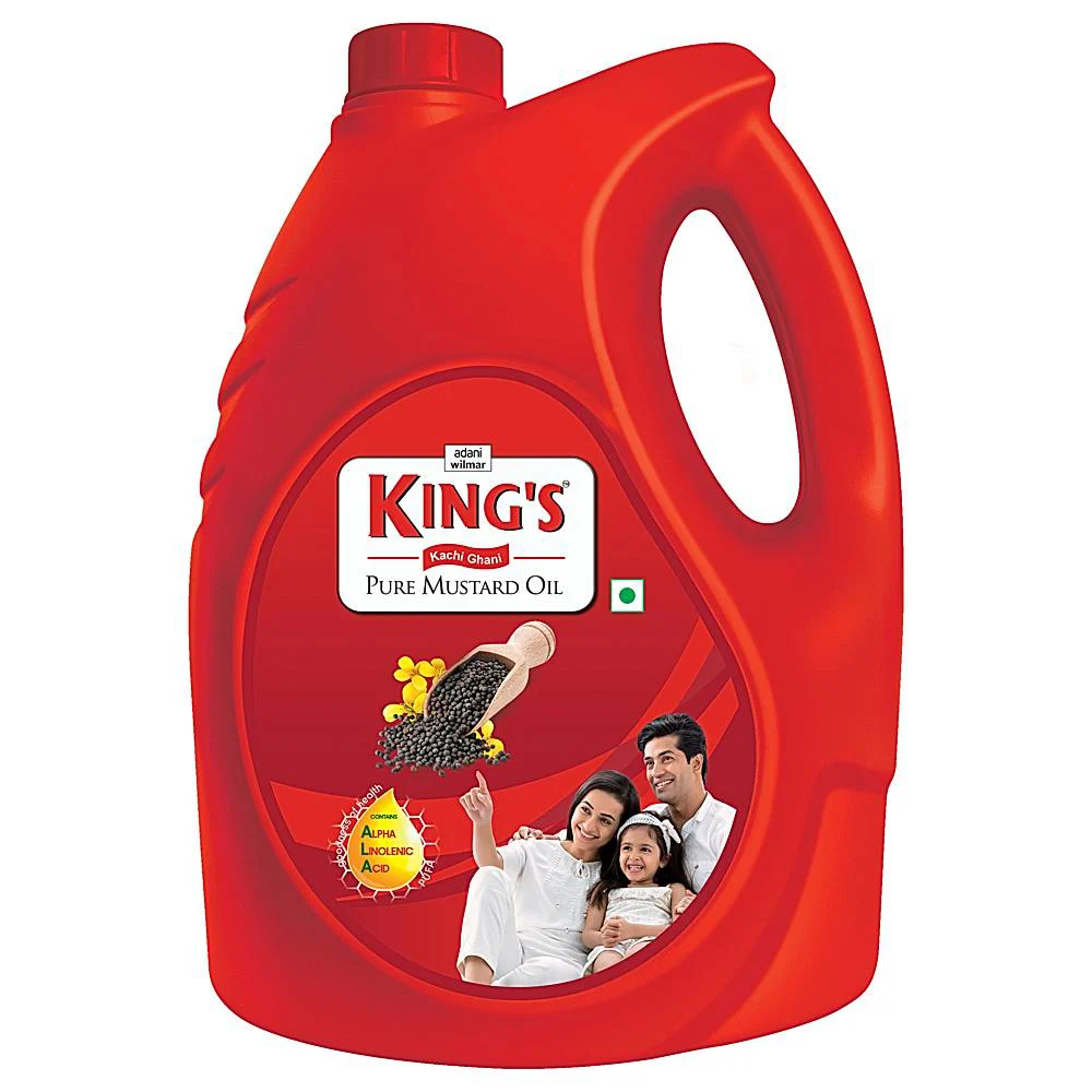 Kings Kachi Ghani Pure Mustard Oil Pouch