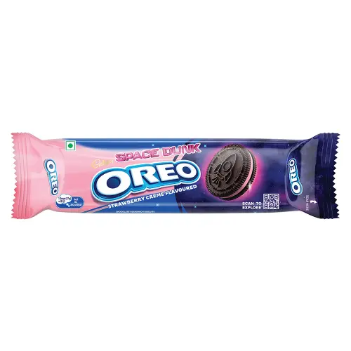 Cadbury Oreo Strawberry Creme Flavoured Sandwich Biscuit