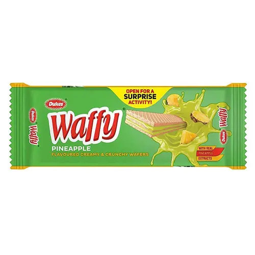Dukes Waffy Pineapple Flavoured Wafer Biscuits