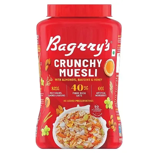 Bagrry's Crunchy Muesli With Almonds-Raisins-Honey