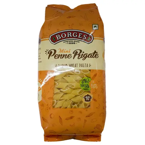 Borges Mini Penne Rigate Durum Wheat Pasta