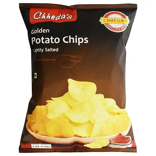 Chheda's Golden Potato Chips - Lightly Salted