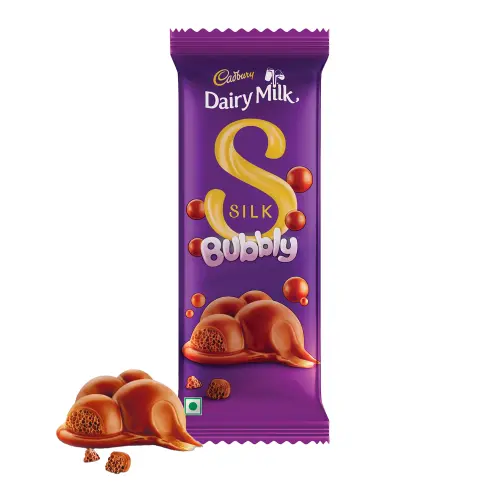 Cadbury Dairy Milk Silk Bubbly Chocolate Bar