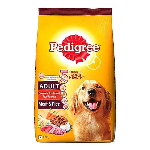 Pedigree Meat & Rice Adult Dog Food