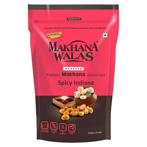 Makhanawala's Roasted Makhana (Foxnuts) Spicy Indiana
