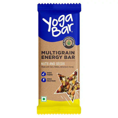 Yoga Bar Multigrain Energy Bar - Nuts & Seeds