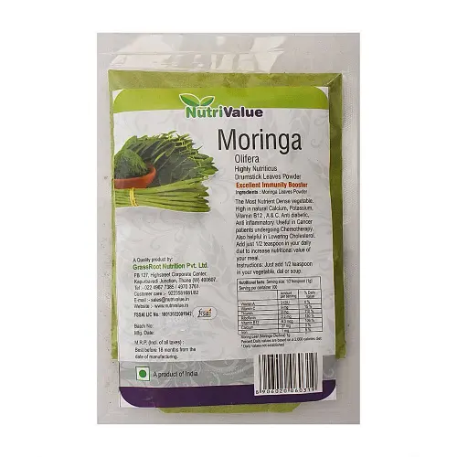 Nutrivalue Moringa Olifera Drum Stick Leaves Powder