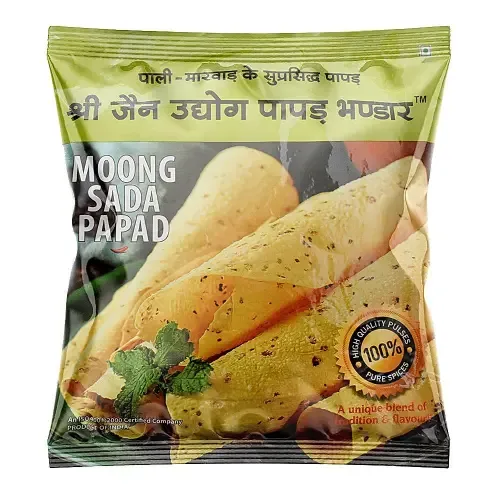 Jain Moong Sada Papad