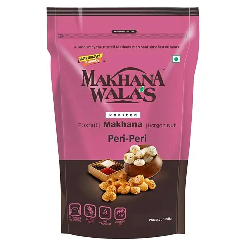 Makhanawala's Roasted Makhana (Foxnuts) Peri-Peri