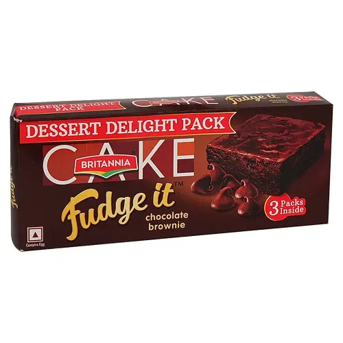 Britannia Fudge It Chocolate Brownie Cake