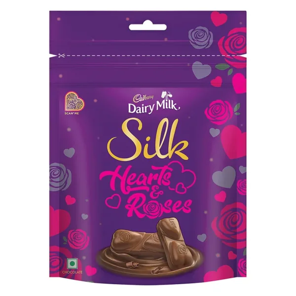 Cadbury Silk Heart And Rose Treat