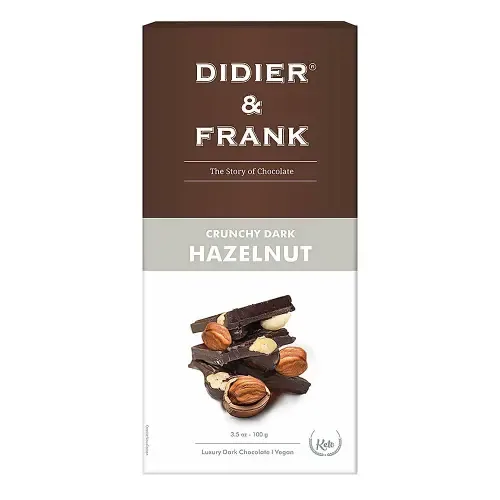 Didier & Frank Crunchy Hazelnut Dark Chocolate