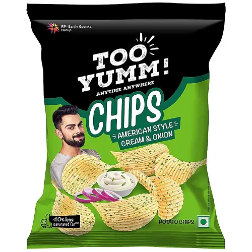 Too Yumm Style Cream & Onion Potato Chips