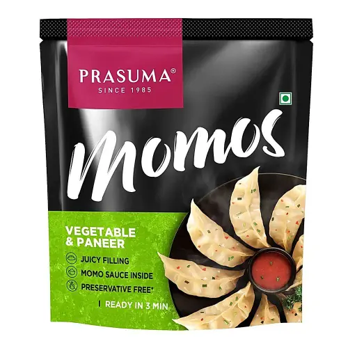 Prasuma Vegetable & Paneer Frozen Momos