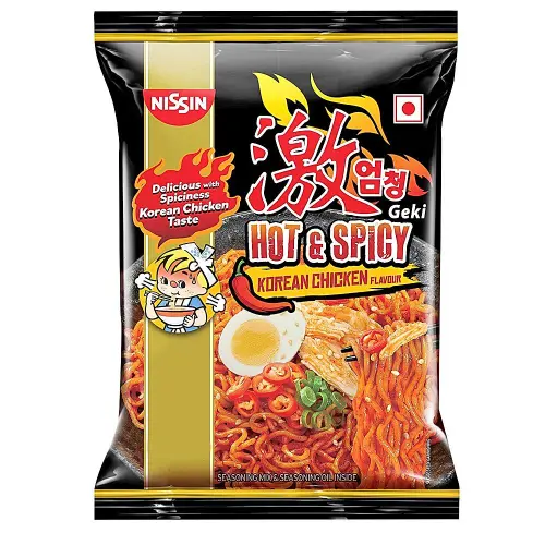 Nissin Geki Hot & Spicy Korean Chicken Flavour Noodles