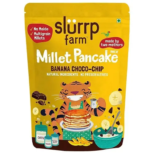Slurrp Farm Millet Pancake Mix Banana Choco-Chip