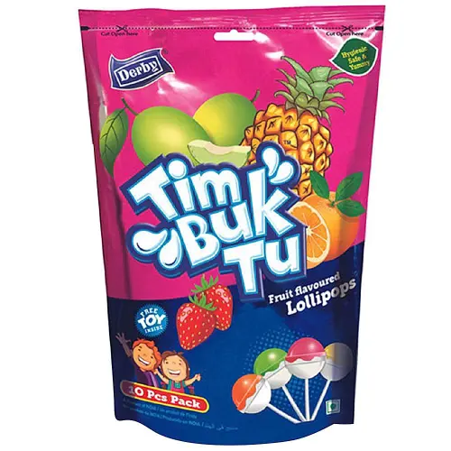 Derby Tim Buk Tu Fruit Flavoured Lollipop