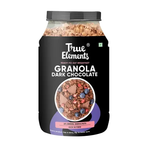 True Elements Dark Chocolate Granola