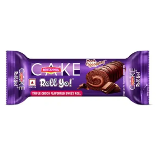Britannia Triple Choco Swiss Roll