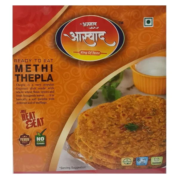 Assal Aaswad Methi Thepla