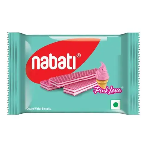 Nabati Pink Lava Cream Wafer Biscuits