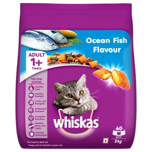 Whiskas Adult Ocean Fish Flavour (1+ Years)