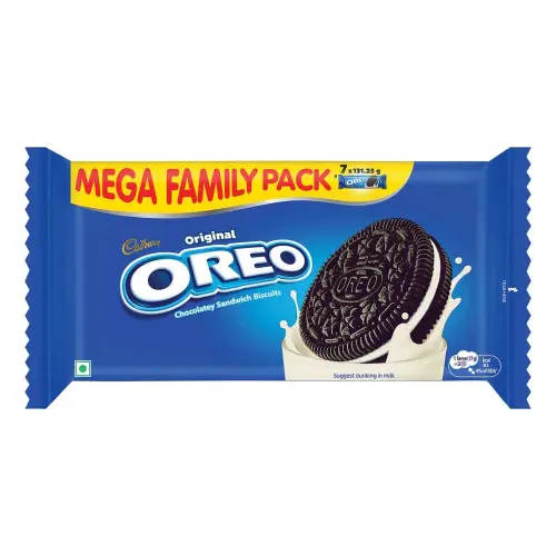 Cadbury Oreo Original Vanilla Creme Flavoured Sandwich Biscuit