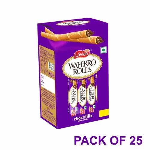 Lavian Wafferro Rolls Chocofillz Wafer Sticks