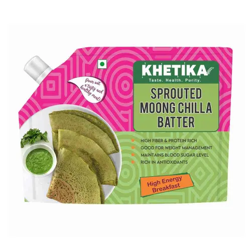 Khetika Sprouted Moong Chilla Batter